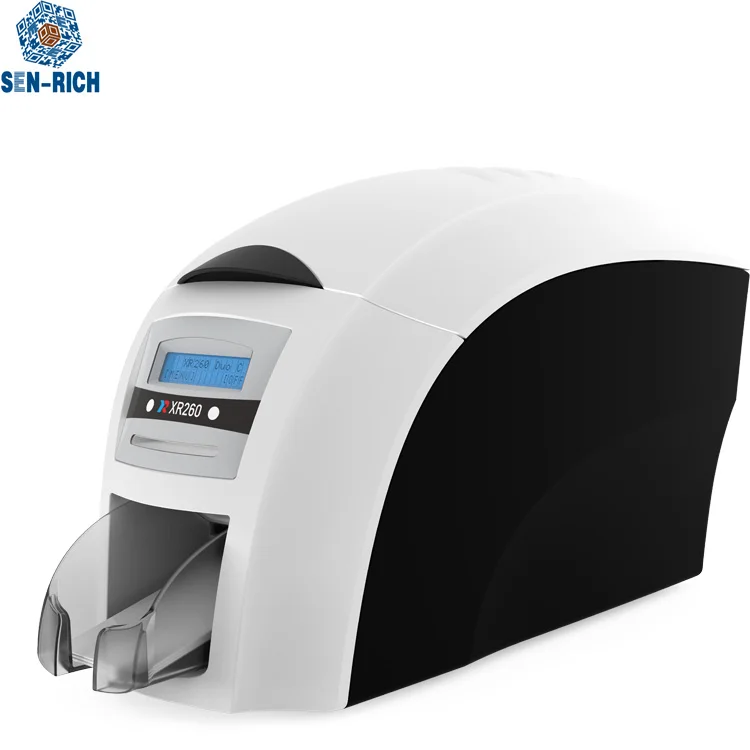 

XR260 High Speed Magicard Terminal IC/ID/Credit Card Single Side/Double Side Card Printer, Black+white