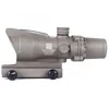 LUGER ACOG 4X32 Hunting Riflescope Red Dot Illuminated Tactical Optical Sight Scope