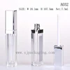 empty led lip gloss tube packaging with mirror light up lip gloss