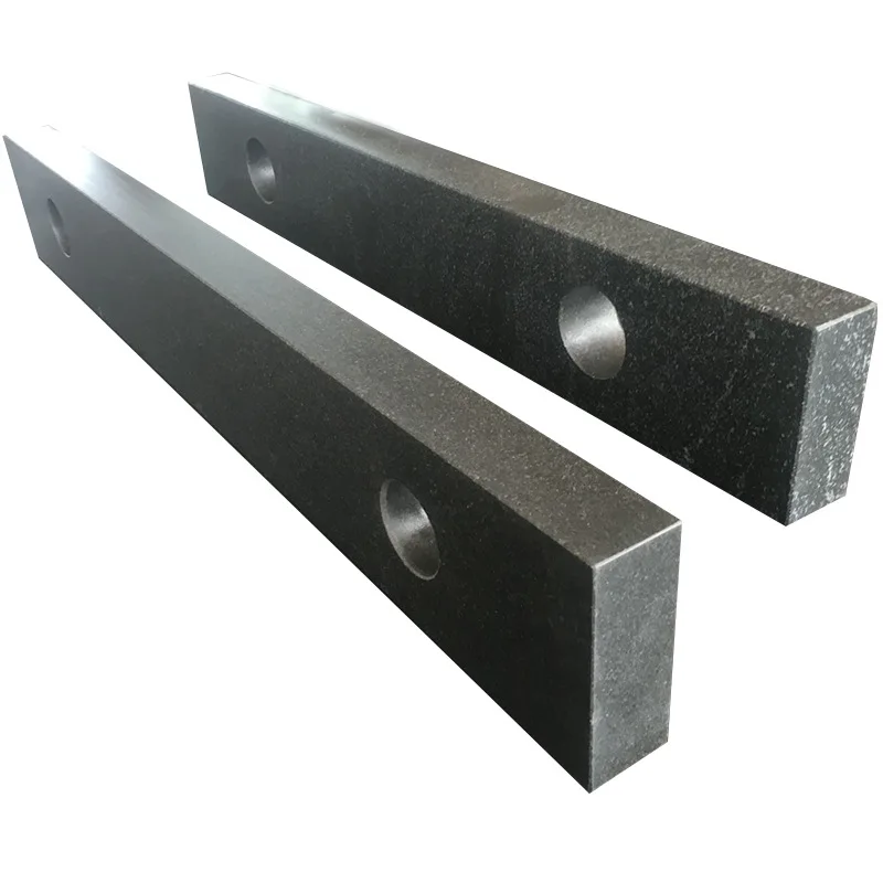 Granite Marble Lever Rule Parallel Gauge Measuring Tool Straight Edge Black Levelling Ruler 500*100*60mm