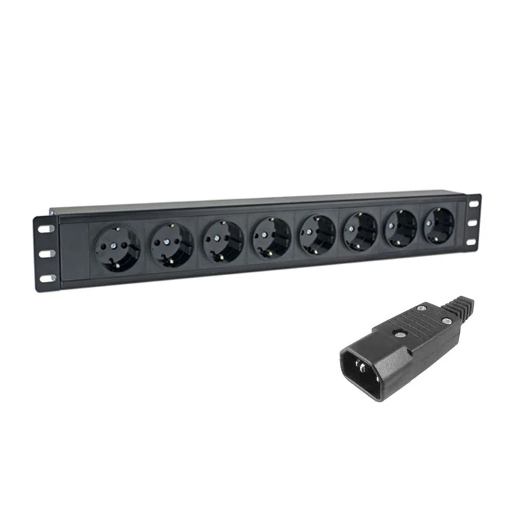 16a 250v Din49441 Plug,/8-way Pdu Socket /european German Socket Pdu ...