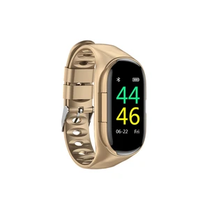 M1 Smartwatch Wireless Mini Earphones Heart Rate Monitor