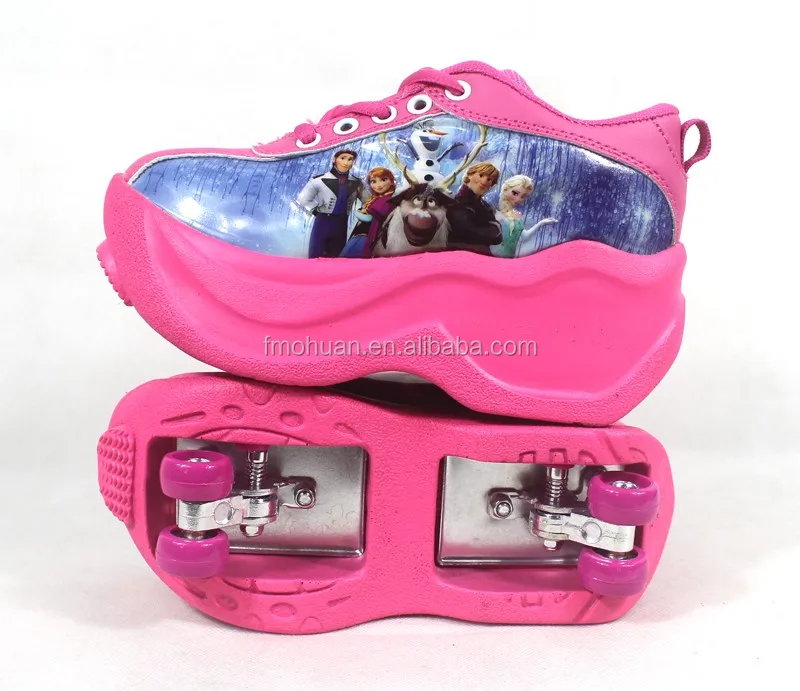 roller shoes retractable 4 wheels