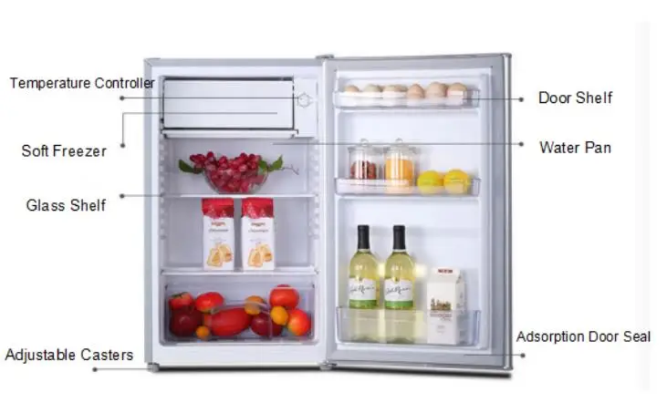 115l A Single Door Separate Chiller Freezer Small Bar Fridge 115l A Single Door Separate Chiller