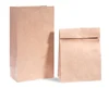 Natural brown kraft bakery paper bag disposable bread/cookie packaging bags