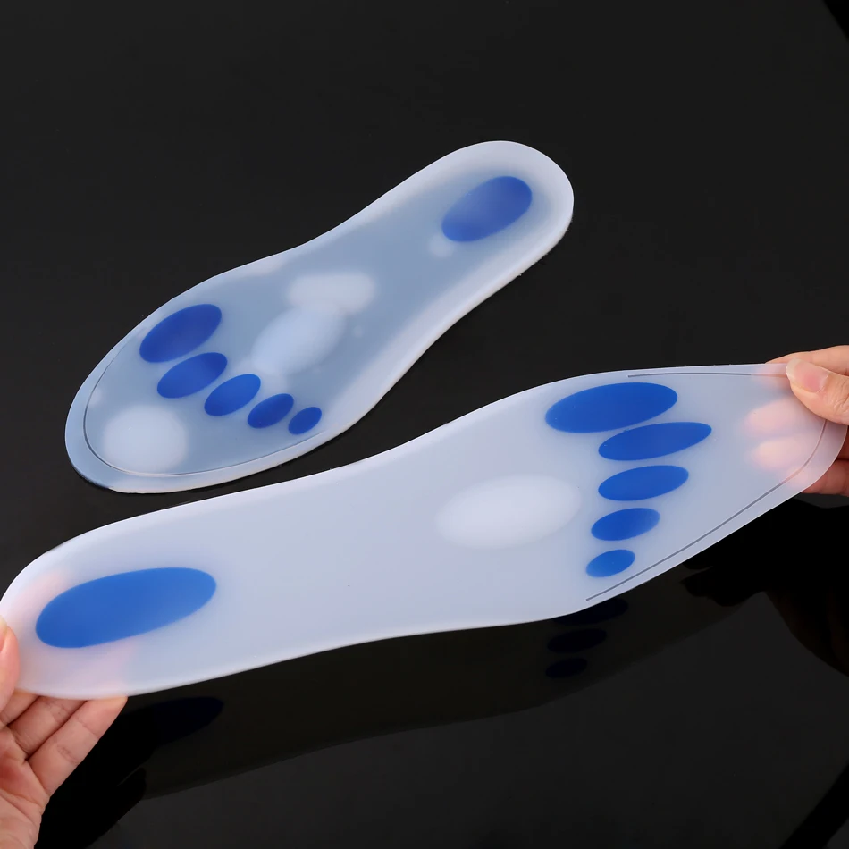 Silicon Gel Foot Care Shoe Insert For Arch Support Orthopedic And ...