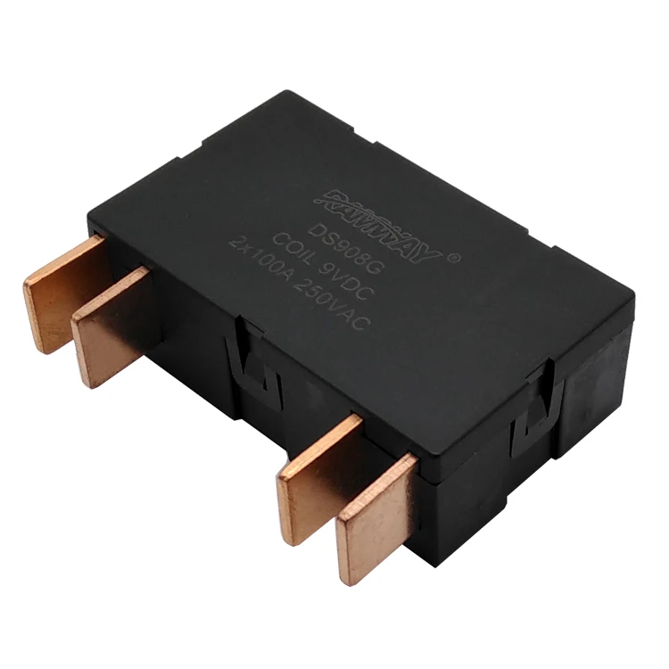 Latching Relay 250vac 100a 12v 24vdc,High Power 1 Or Dual Coil