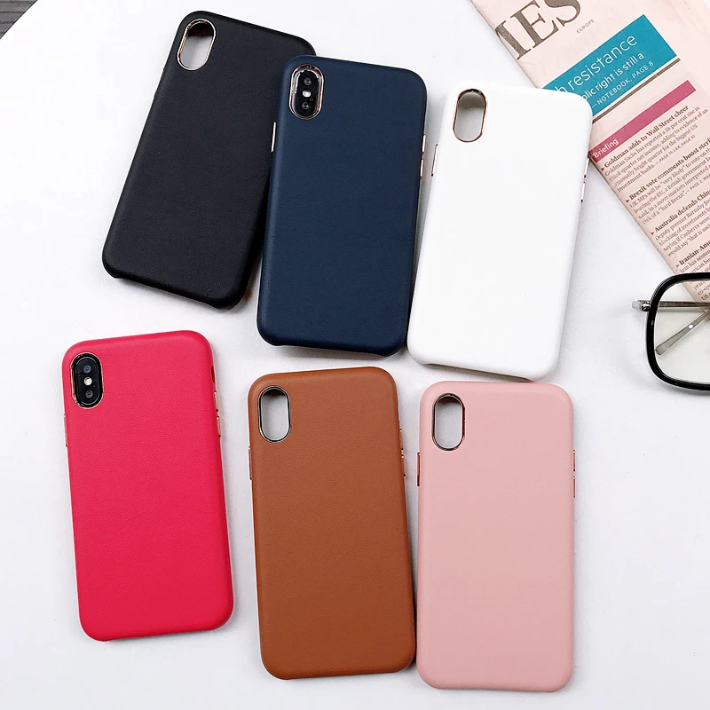 saffiano leather phone case, high quality PU leather case for iPhone with cheap price