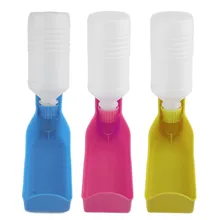 Potable Pet Dog Cat Water Feeding Drink Bottle Dispenser Travel Sport Bowl 3 Colors 300/ 500 ml