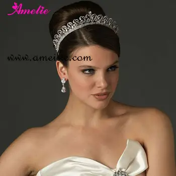 Rhinestone Royal Big Bridal Tiara Wedding Hair Crown Buy Bridal