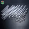 High temperature thermocouple protection clear round quartz glass tube