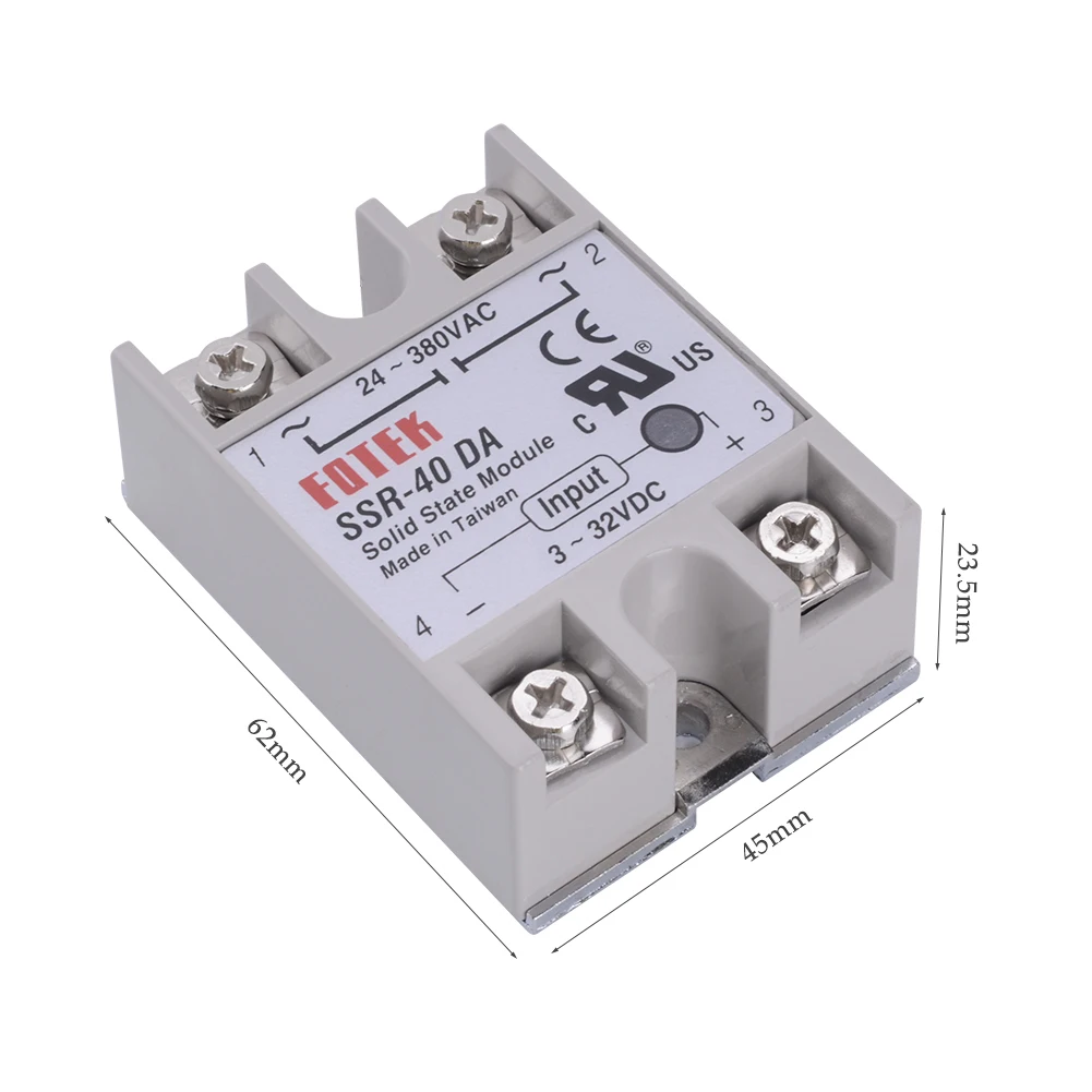 SSR-10DA 25DA 40DA 50DA 60DA 75DA 80DA 90DA Single Phase Solid State Relay