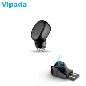 Mini Single Ear Bluetooth Earphone Magnetic Charging Dock