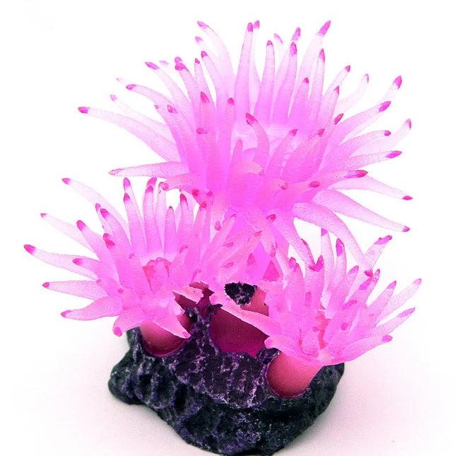 Soft Coral Artificial Silica Gel Sea Urchin Aquarium Decoration Plant