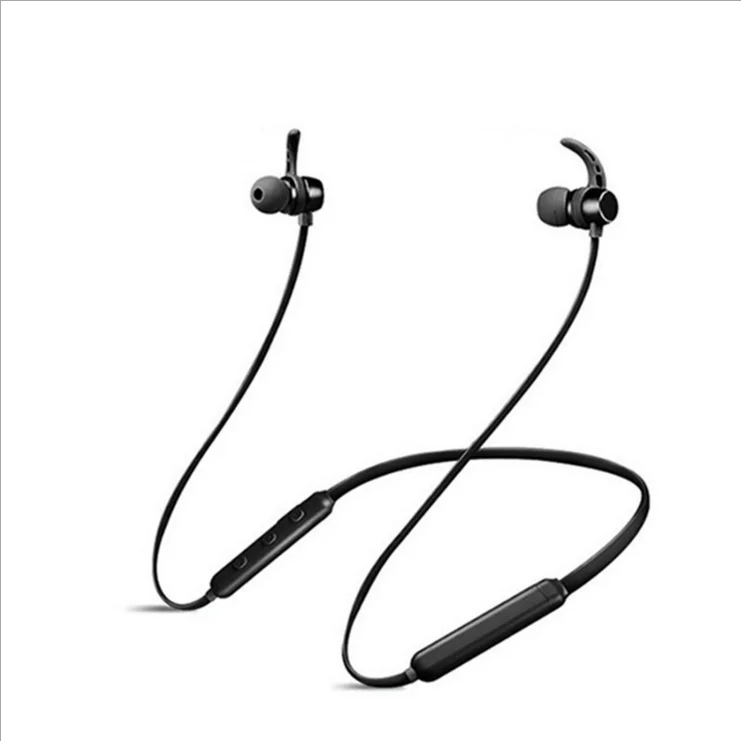

whoselase Wireless Headset Magnetic Earphones Neck Hanging Earbuds Running Sport