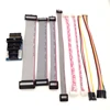 For JLINK V8 V9 Adapter Plate JTAG to SWD Multi-function for ULINK2 STLINK V2 Multi-function Switching Board 2.54 Flat Cable