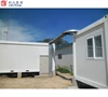 flatpack modular container with a side bathroom