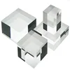 Solid Clear Acrylic Display Blocks Acrylic Solid Cube Display Shop Window Till Retail Collectors
