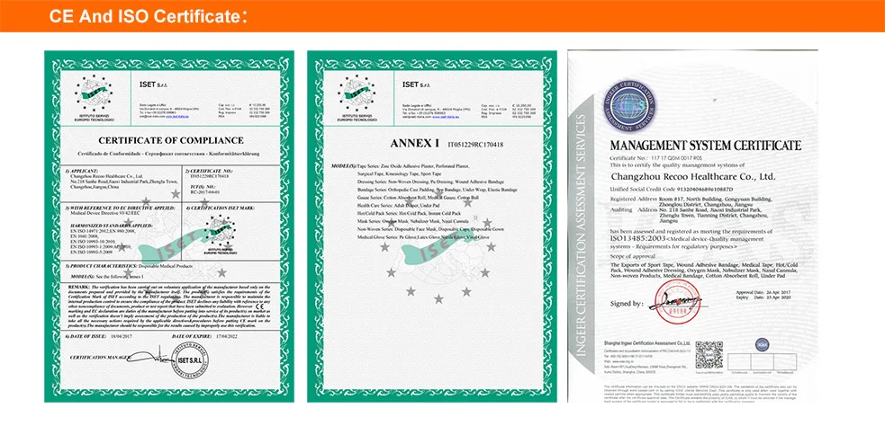 CE and ISO-3