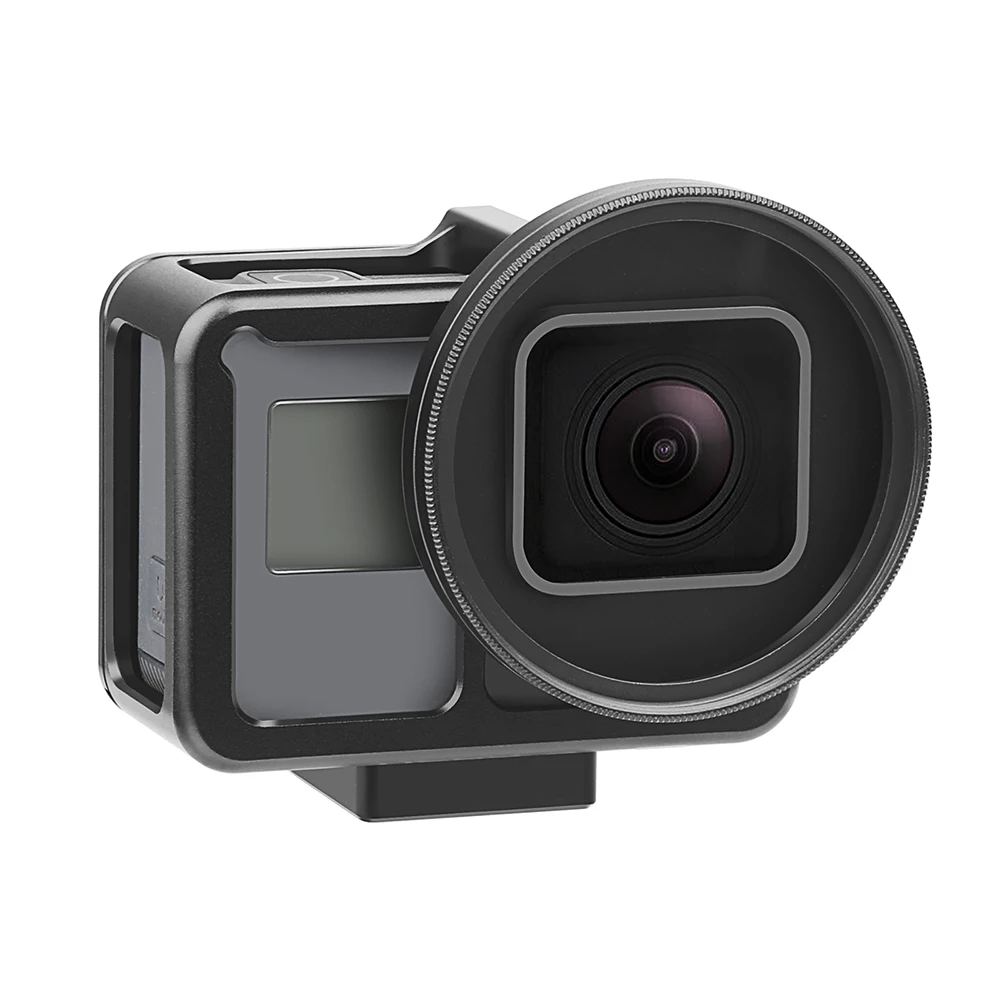 

China Wholesale Camera Equipment for gopro Aluminum Shell / Cage / Matel Protective Case for gopro 5 6 7 Black
