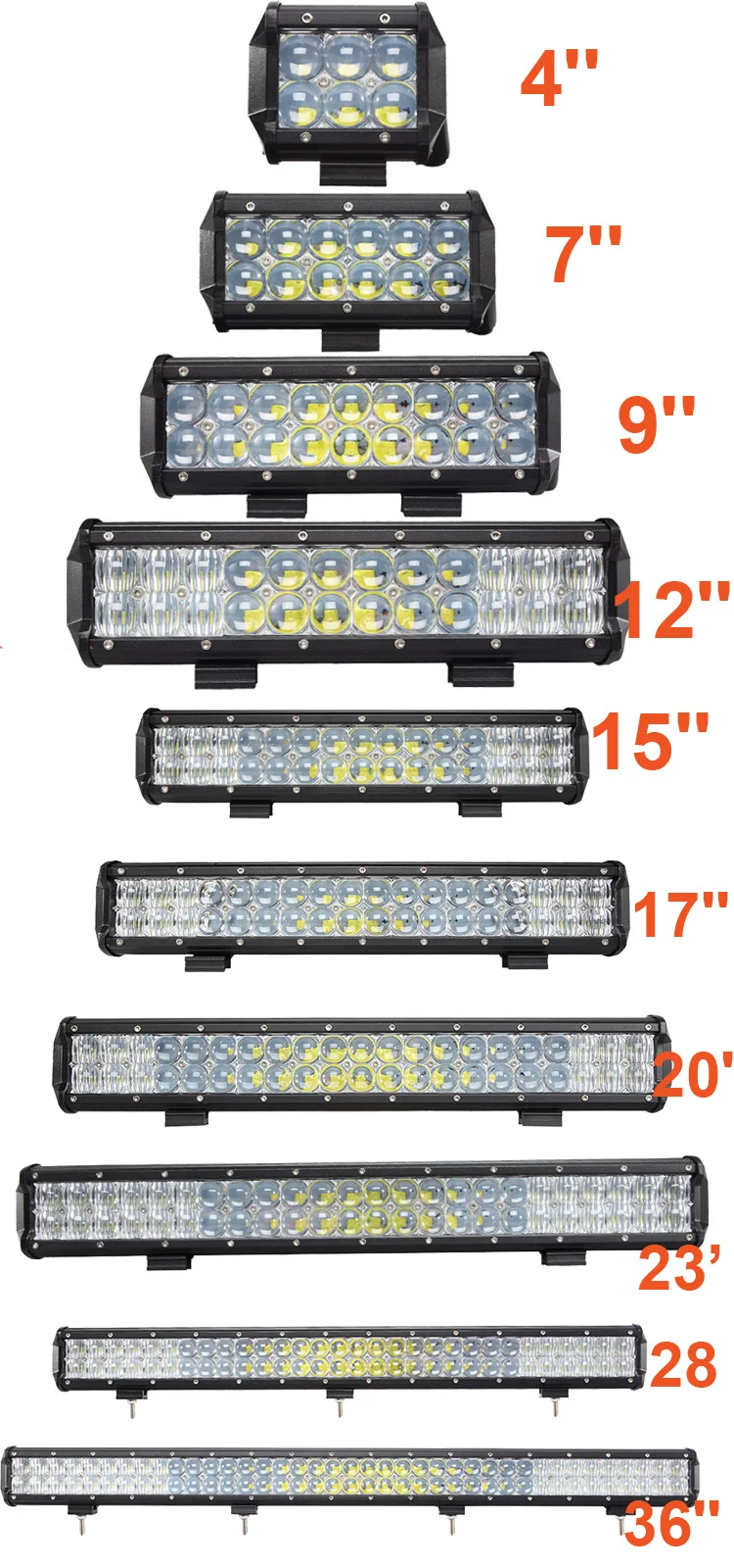 Car Electronic Light 240W 42inch LED Off Road Light Bar IP68 12V Truck LED Tail Light Bar