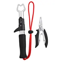 

YOUME Multifunction Fishing Lure Pliers Stainless Steel Fish Lip Gripper Grip Set Fishing Tackle Tool Fish Catch Equipment