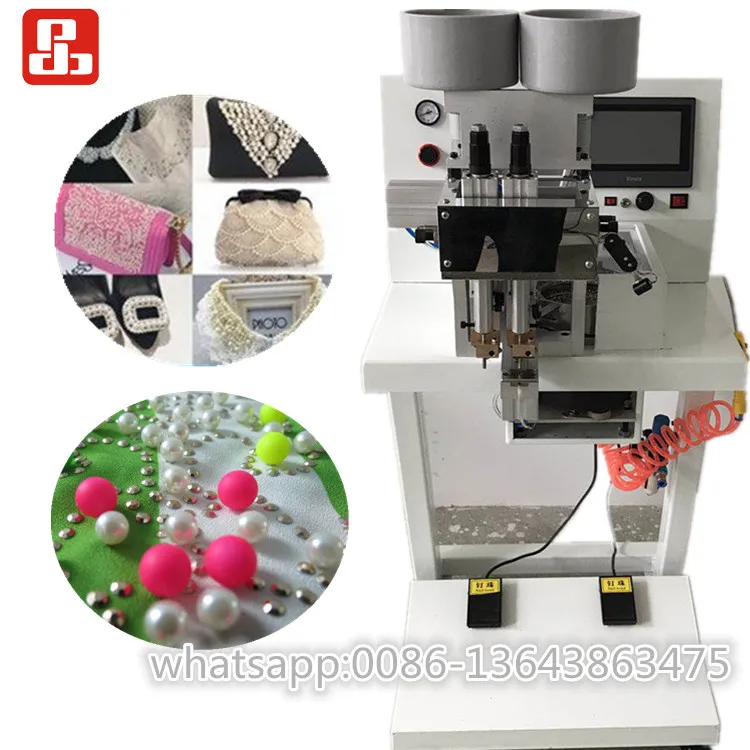 Automatic Plastic Pearl Beads Coating Machine/pearl Beads Punching