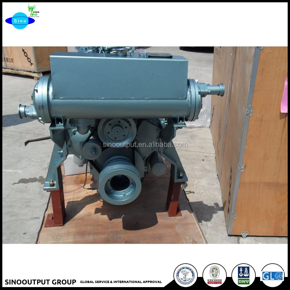 marine engine with gearbox