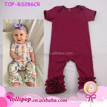 cotton seersucker harem jumpsuit baby
