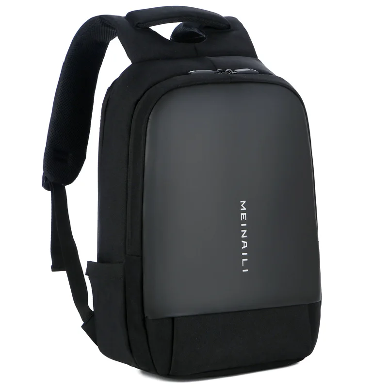 
2019 cheap wholesale trendy European style 600D polyester backpack leisure travel backpack bag with USB 