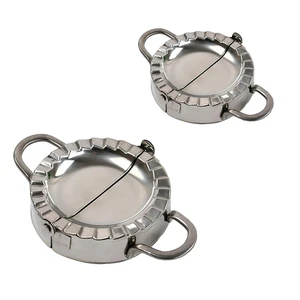 Image of 7.5cm 9.5cm Stainless Steel Empanada Press dumpling wrapper maker