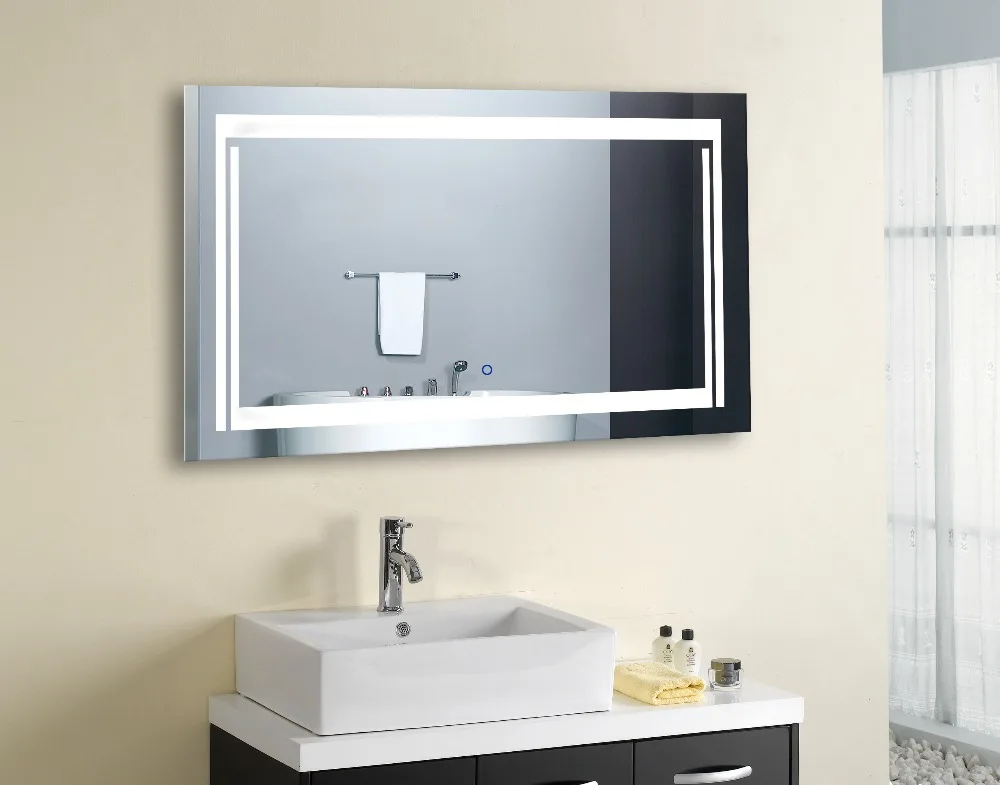 
FUAO led light wall mounted vanity cosmetic lighted mirror 