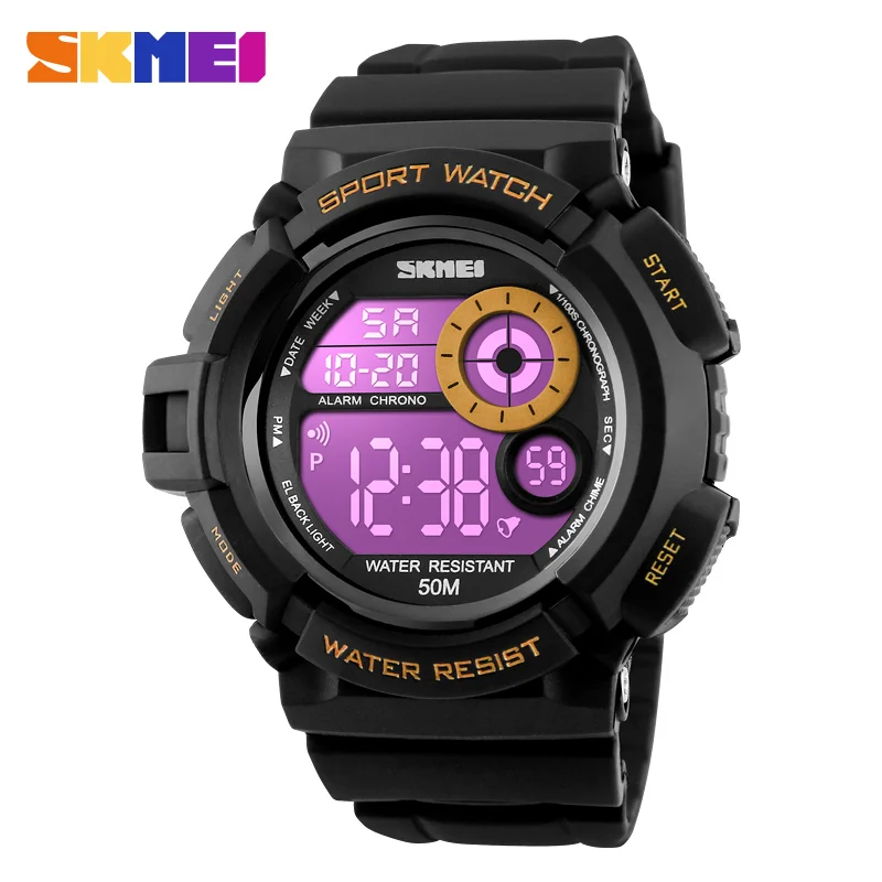 

Men Sports Watches Skmei 1222 Military Watch Casual LED Digital Watch Multifunctional Wristwatches 50M Waterproof Student Clock
