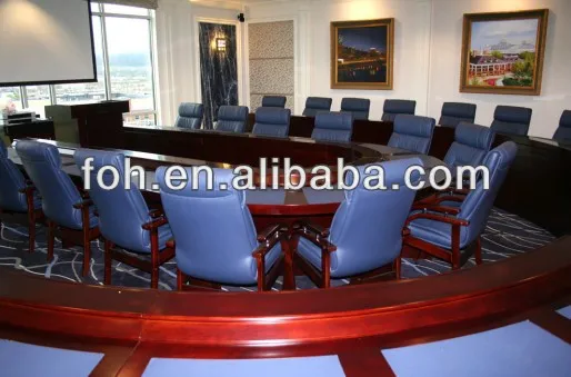 U-shaped conference table USA case