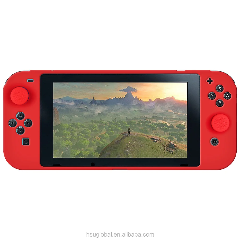 

Hot Anti-slip Food Grade Protective Silicone Cover Skins For Nintendo Switch Controller Silicon, Multi colors