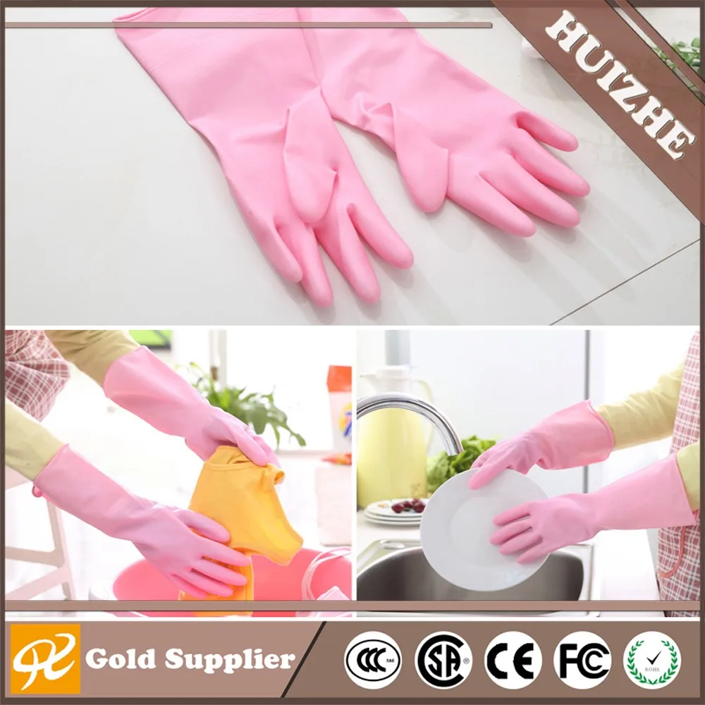 Long Sleeve Warm Gloves,Household Rubber Laundry Gloves Dish Washing ...