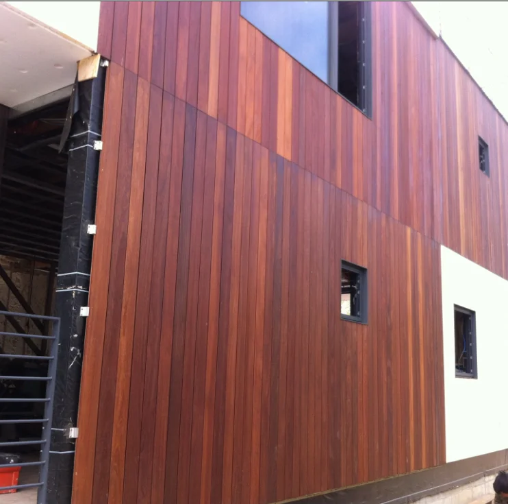 Dark Cumaru Hardwood Cladding For Exterior Wall - Buy Hardwood Cladding ...