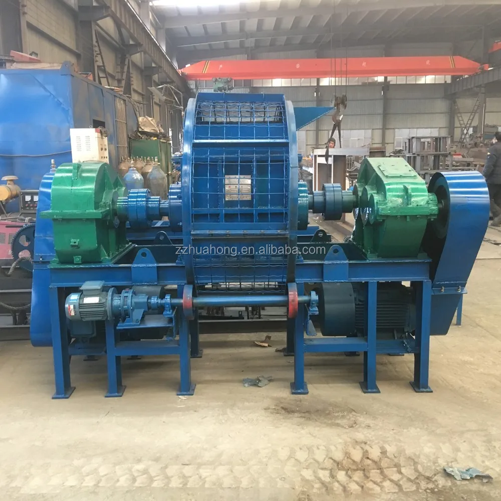 Diesel Engine Double Shafts Waste Tire/tyre Shredder,Used Scrap Metal