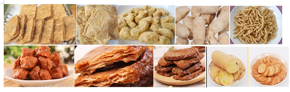 
Texturized High Moisture Soya Chunk Protein Soy Meat Making Machine 