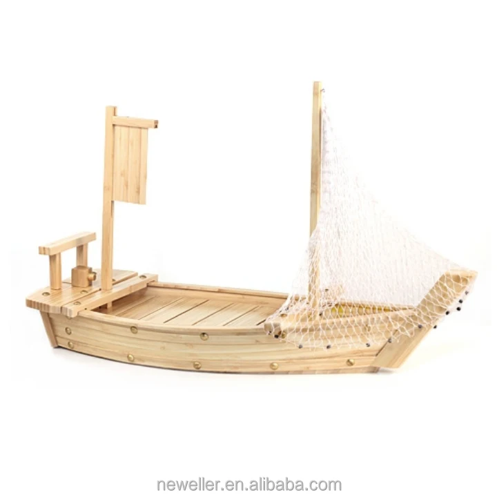 

CIQ Wood Sushi Boat in Individual Pack in 60 CM, Natural wood