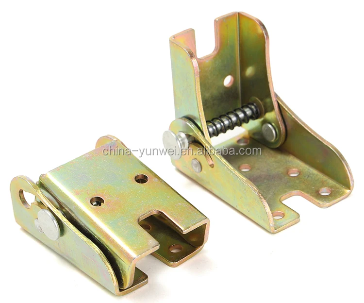 Colored Zinc Plating Locking Folding Table Chair Leg Bracket Hinges