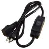 US Power Supply Cord 5-15P IEC 60320 C19 AC Power Cable with inline cord switch For Servers and PDU