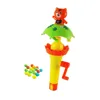 Plastic Hand Shake LED Light Windmill Fan Candy Toy