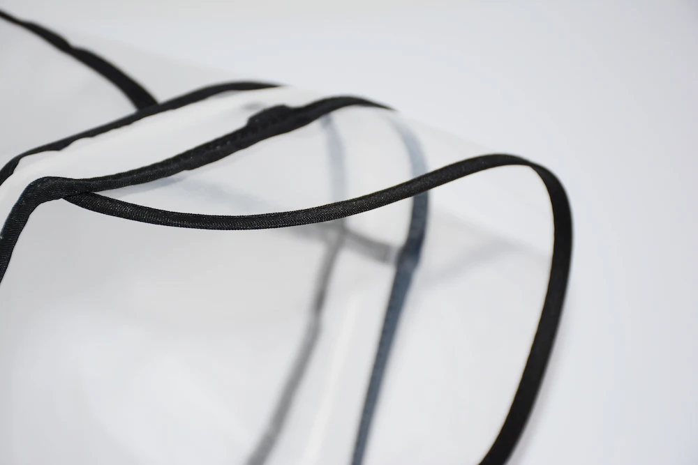 Eco friendly lightweight eva long purple raincoat