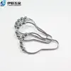 Wholesale Metal Easy to roll Shower Ring Curtain hooks