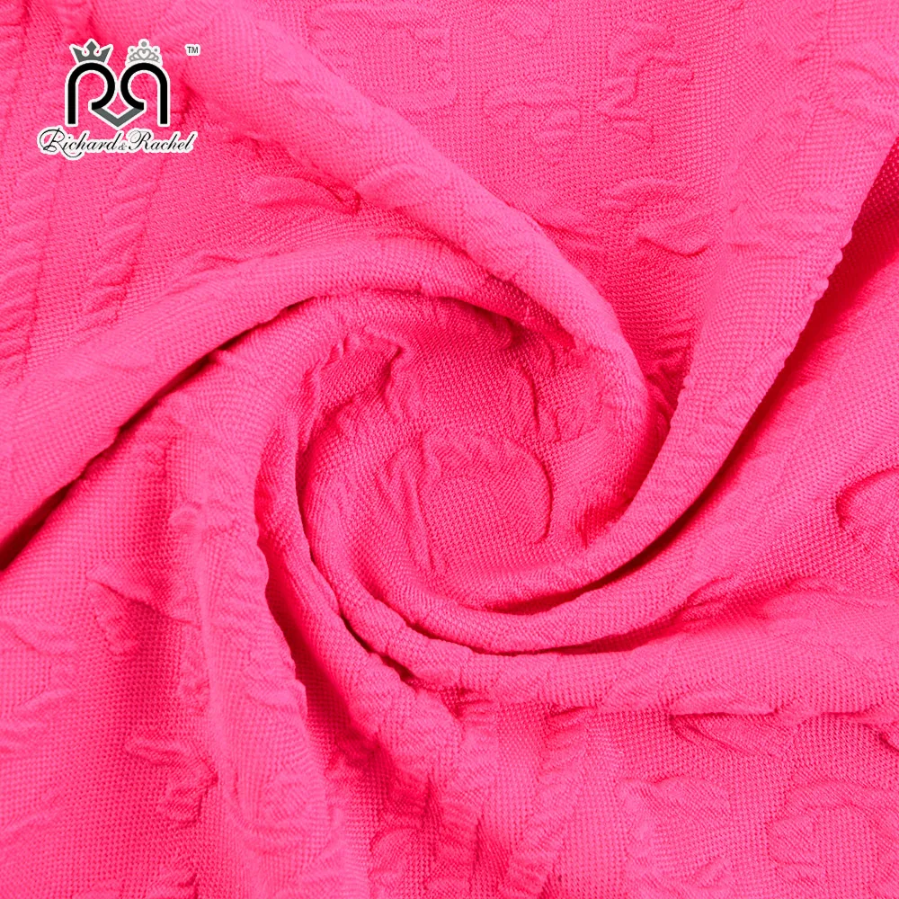 good handfeel jacquard fabric for dress