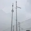 RAL Painted Telecommunication Tower with Single Arm LED Lighting