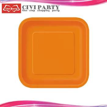 Orange Charger Paper Plate - Buy Charger Plate,Fancy Paper Plates,Paper ...