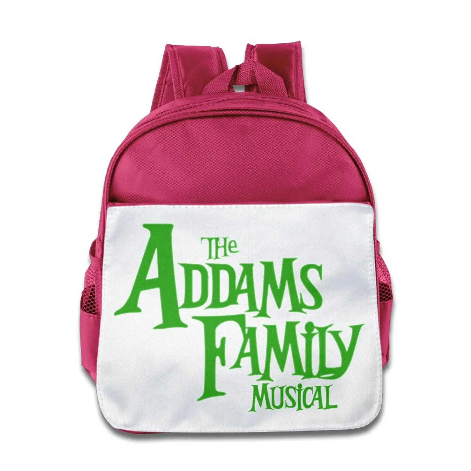 UOJOJONG Musical Comedy The Addams Family Logo 1-6 Years Boys Girls BackPack School Bag