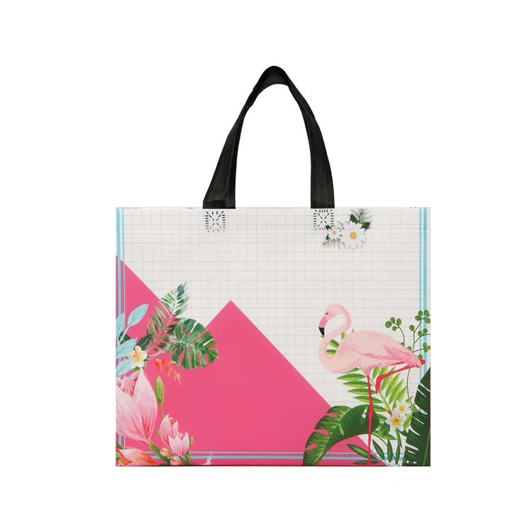 

Wholesale high quality new fashion waterproof pp non woven tote shopping bag in stock